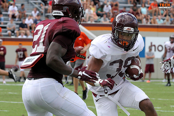 2016.08.23. VT Football Practice.