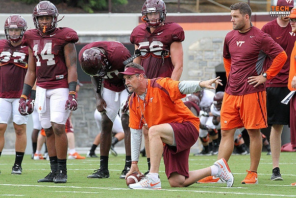 2016.08.23. VT Football Practice.