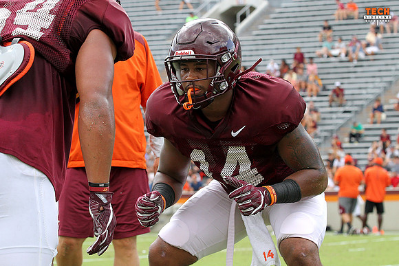 2016.08.23. VT Football Practice.