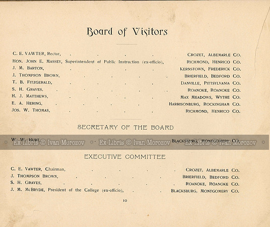 Board of Visitors