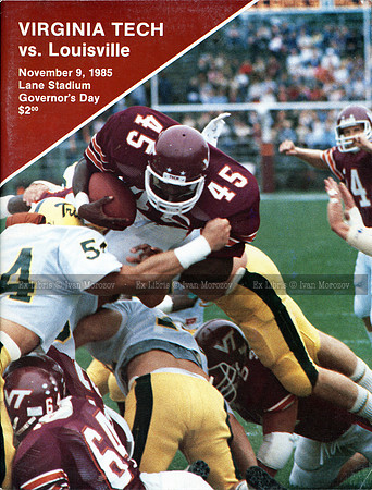 1985.11.09. Louisville at VT.