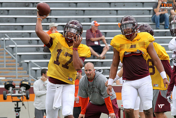 2016.08.23. VT Football Practice.