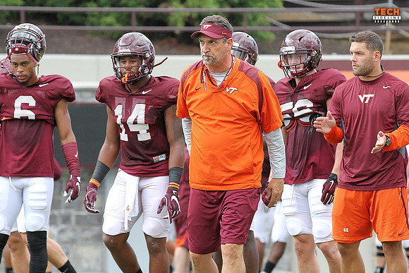 2016.08.23. VT Football Practice.