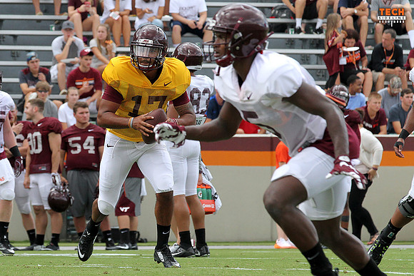 2016.08.23. VT Football Practice.