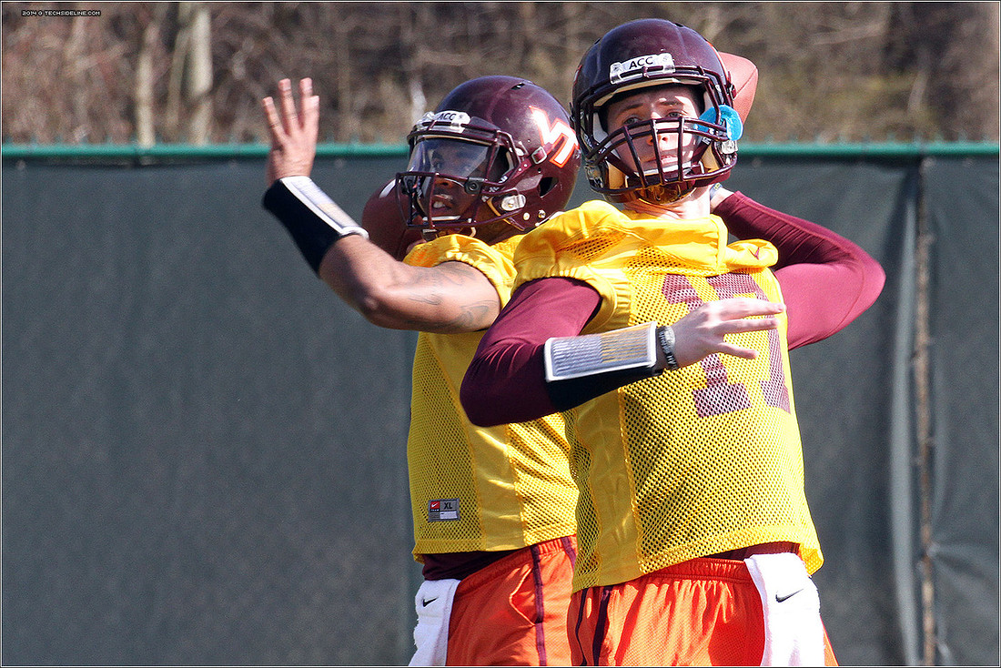 2014.03.27. VT Football Practice.