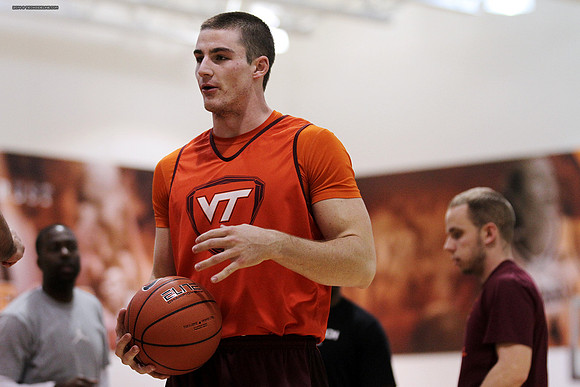2014.11.05. VT Men Basketball Team Practice.