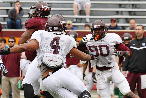 2014.04.19. VT Football Scrimmage.