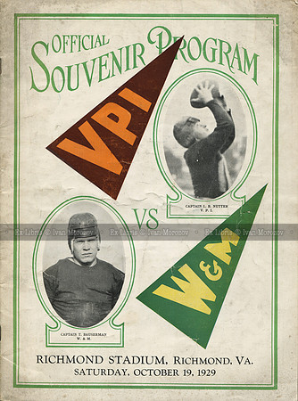 1929.10.19. VT vs W&M