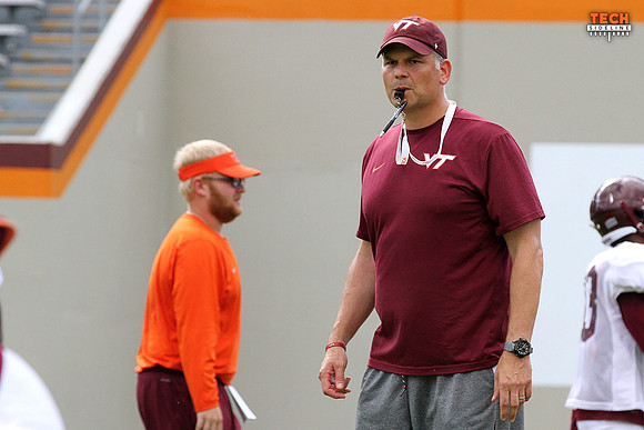 2016.08.23. VT Football Practice.