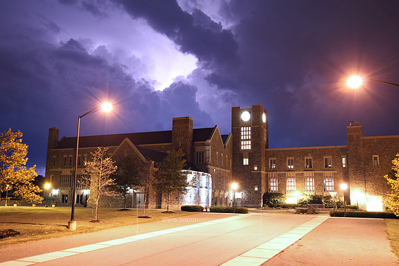 Summer thunderstorm in Blacksburg, VA.