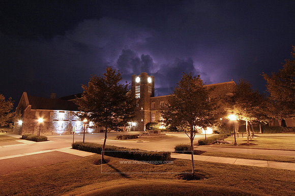Summer thunderstorm in Blacksburg, VA.