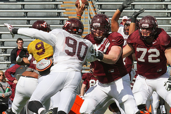 2015.04.04. VT Football Scrimmage.
