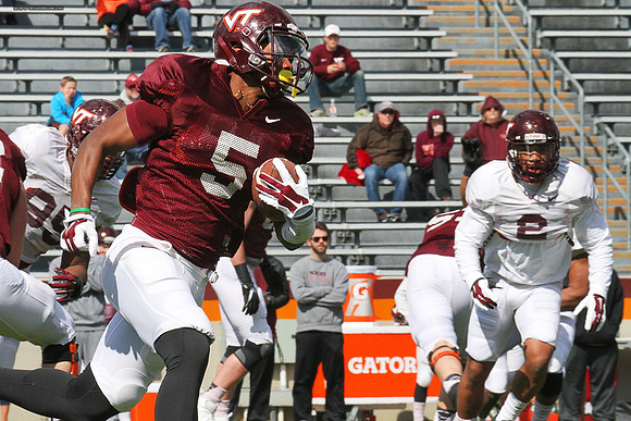 2015.04.04. VT Football Scrimmage.