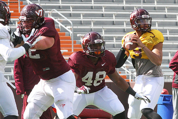 2015.04.04. VT Football Scrimmage.
