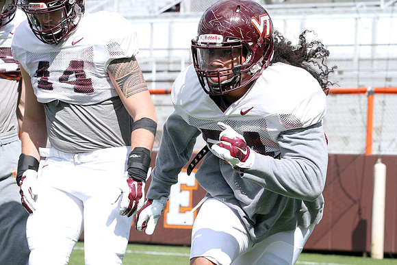 2015.04.04. VT Football Scrimmage.