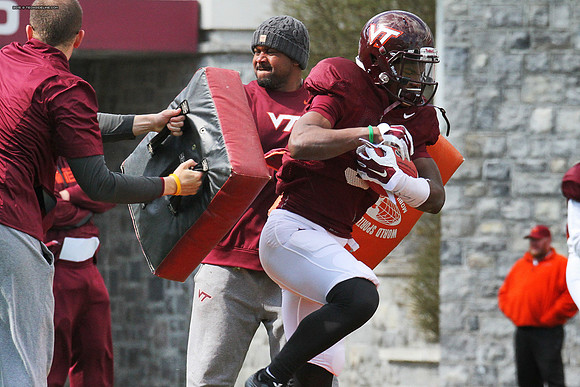 2015.04.04. VT Football Scrimmage.