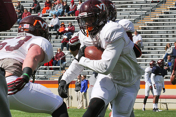 2015.04.04. VT Football Scrimmage.