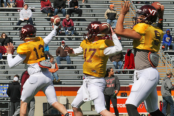2015.04.04. VT Football Scrimmage.