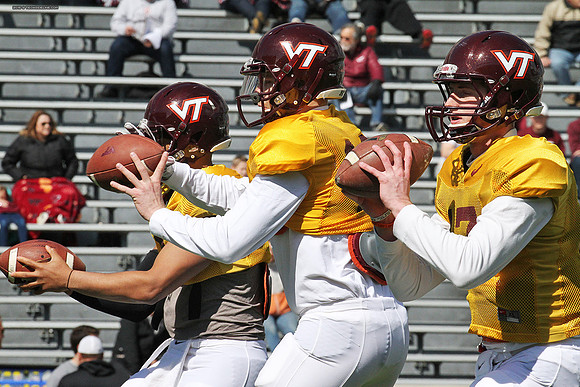 2015.04.04. VT Football Scrimmage.