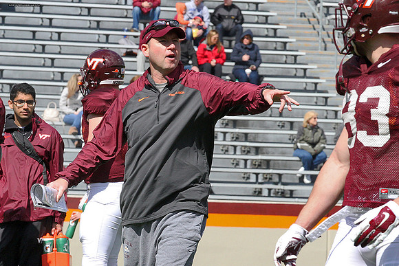 2015.04.04. VT Football Scrimmage.
