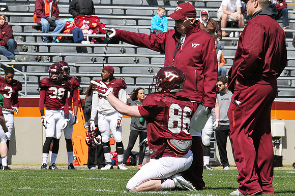 2015.04.04. VT Football Scrimmage.