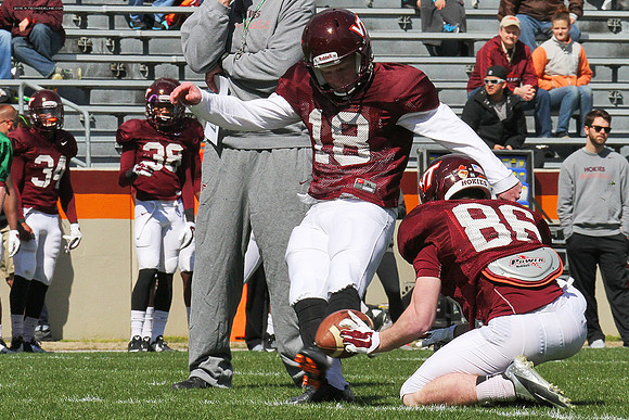 2015.04.04. VT Football Scrimmage.