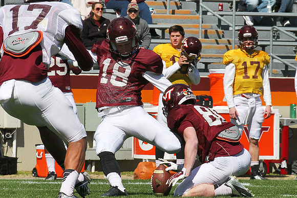2015.04.04. VT Football Scrimmage.