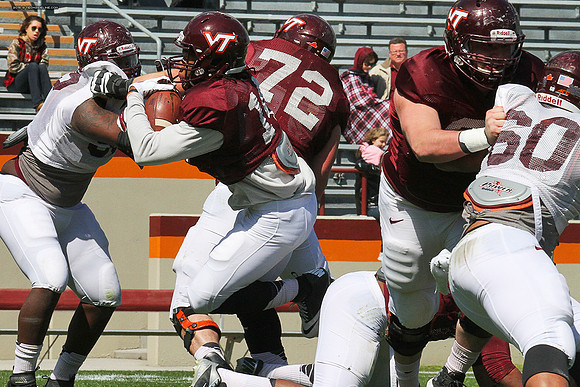 2015.04.04. VT Football Scrimmage.