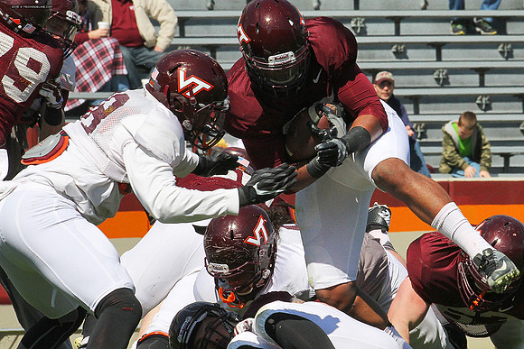 2015.04.04. VT Football Scrimmage.