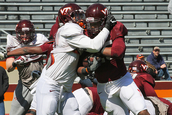 2015.04.04. VT Football Scrimmage.