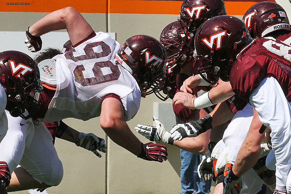 2015.04.04. VT Football Scrimmage.