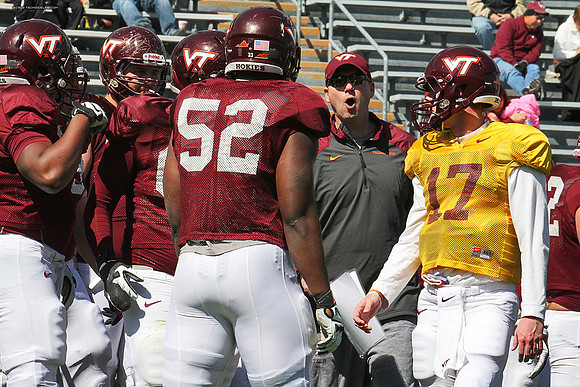 2015.04.04. VT Football Scrimmage.