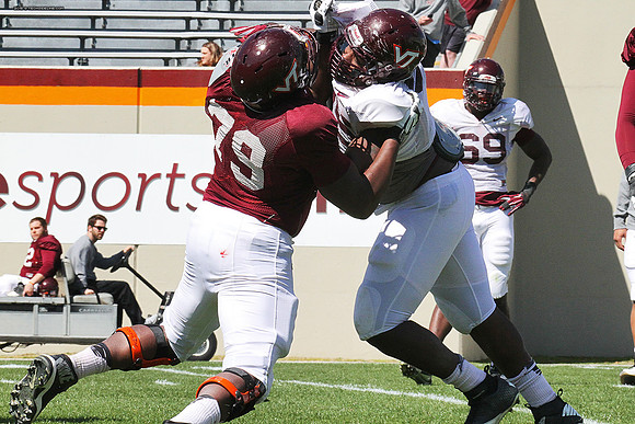 2015.04.04. VT Football Scrimmage.