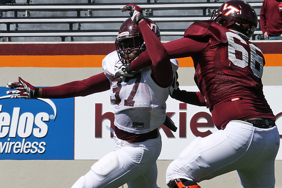 2015.04.04. VT Football Scrimmage.