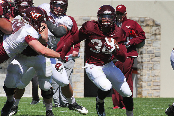 2015.04.04. VT Football Scrimmage.