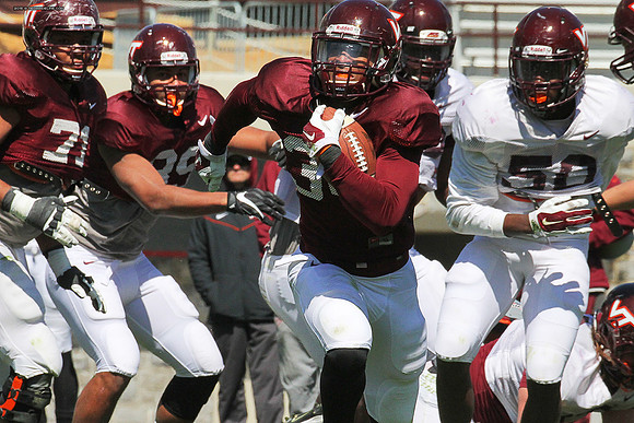 2015.04.04. VT Football Scrimmage.