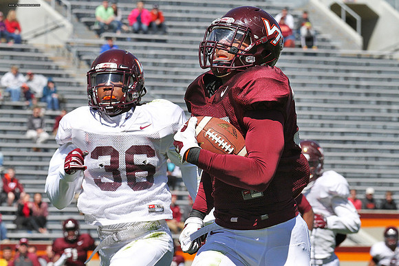 2015.04.04. VT Football Scrimmage.