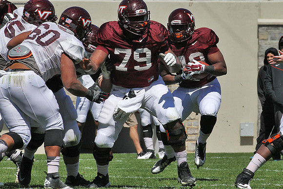 2015.04.04. VT Football Scrimmage.