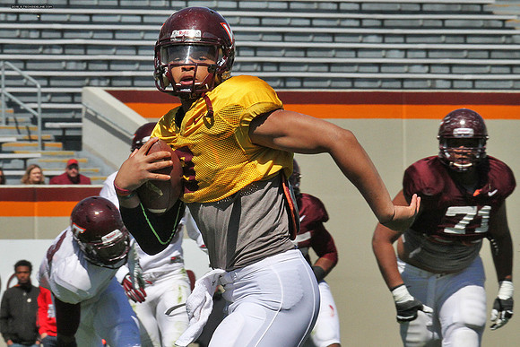 2015.04.04. VT Football Scrimmage.