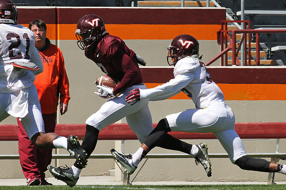 2015.04.04. VT Football Scrimmage.
