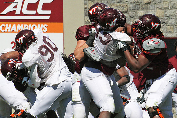 2015.04.04. VT Football Scrimmage.