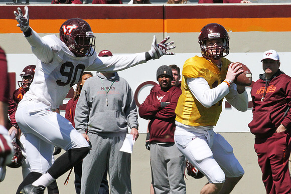 2015.04.04. VT Football Scrimmage.