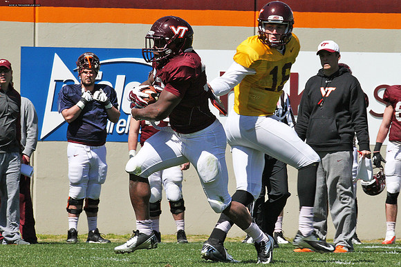 2015.04.04. VT Football Scrimmage.