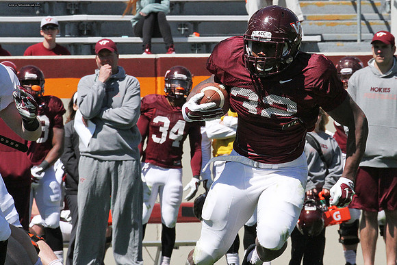 2015.04.04. VT Football Scrimmage.