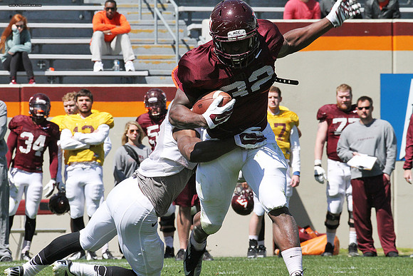 2015.04.04. VT Football Scrimmage.