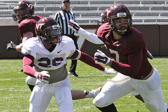 2015.04.04. VT Football Scrimmage.
