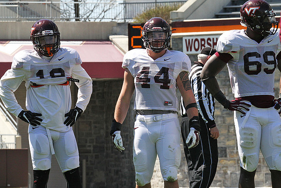 2015.04.04. VT Football Scrimmage.