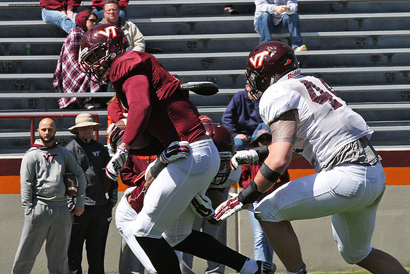 2015.04.04. VT Football Scrimmage.