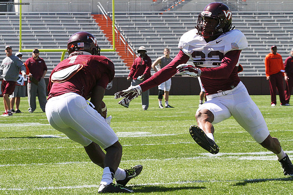 2015.04.11. VT Football Scrimmage.