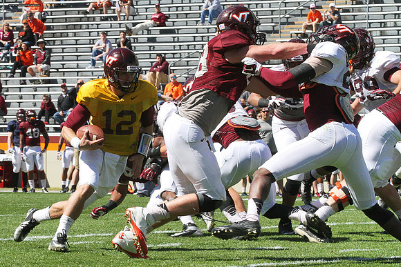 2015.04.11. VT Football Scrimmage.